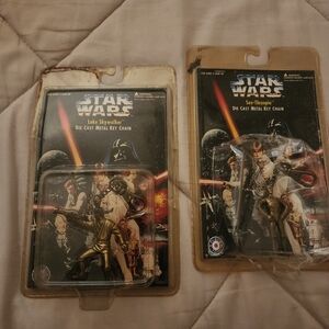 Star Wars Die Cast Metal Key Chains (2)